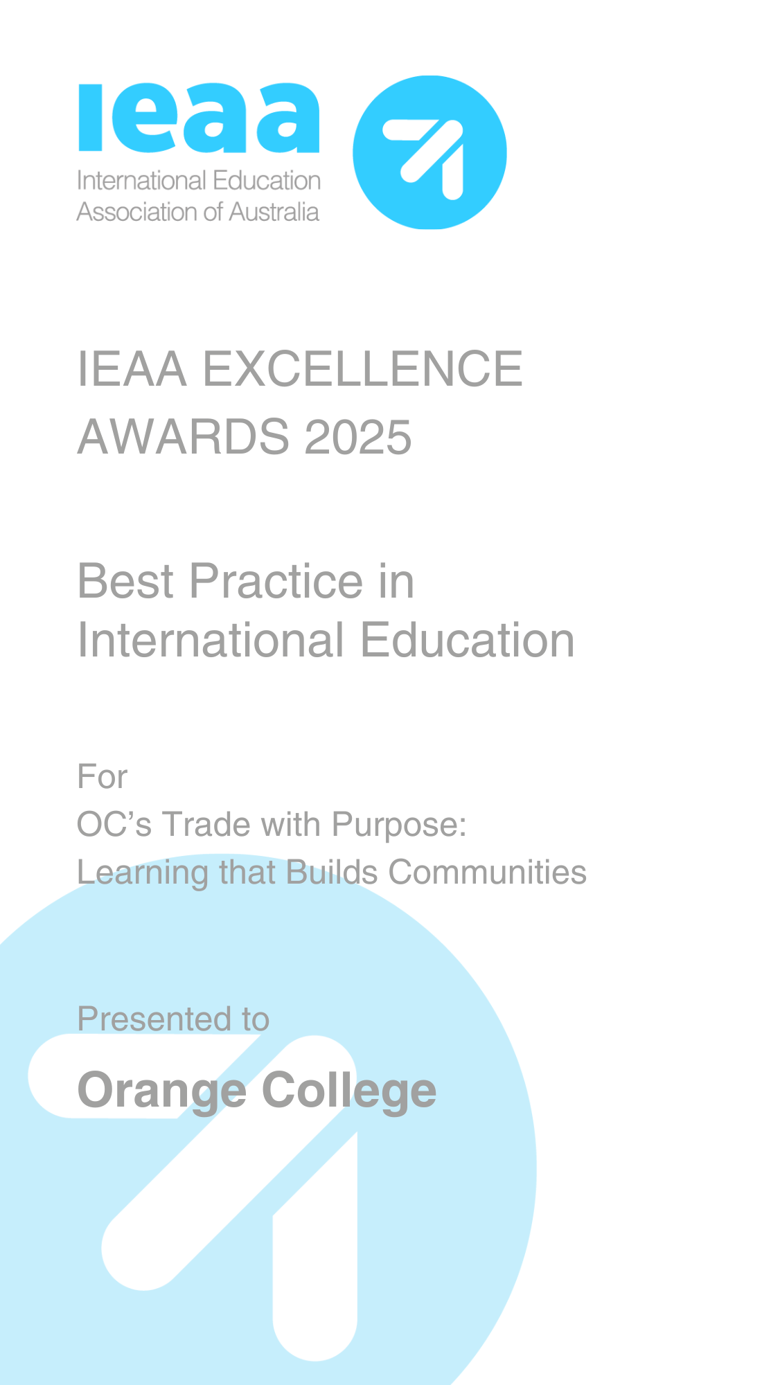 2025 IEAA Excellence Awards
